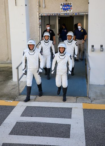 SpaceX Crew-5 Suit-Up & Walkout Rehearsal