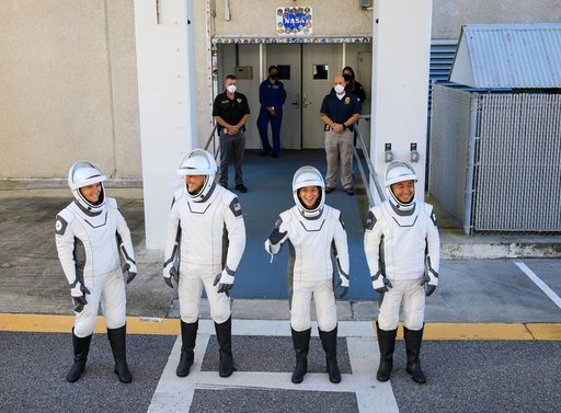 SpaceX Crew-5 Suit-Up & Walkout Rehearsal
