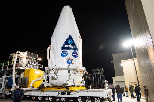 JPSS-2 Spacecraft Transport to Pad and Lift/Mate
