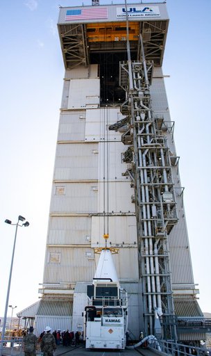 JPSS-2 Spacecraft Transport to Pad and Lift/Mate