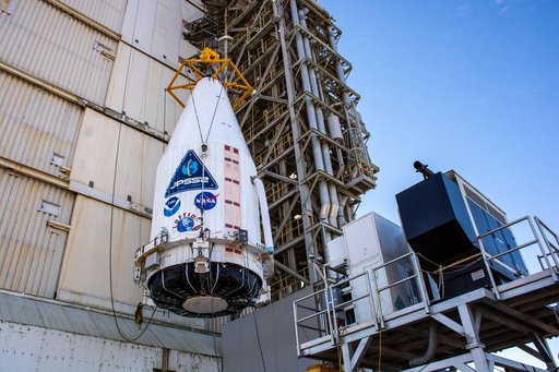 JPSS-2 Spacecraft Transport to Pad and Lift/Mate
