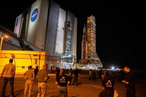 Artemis I Rollout for Launch