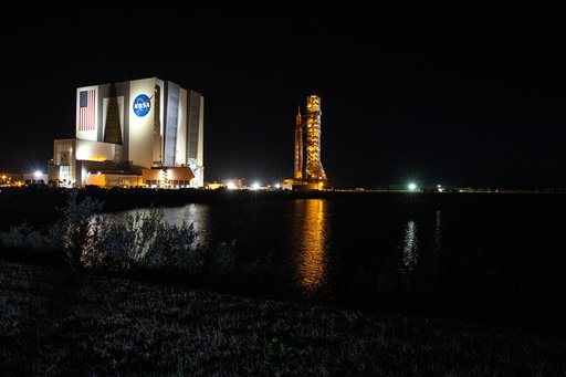 Artemis I Rollout for Launch