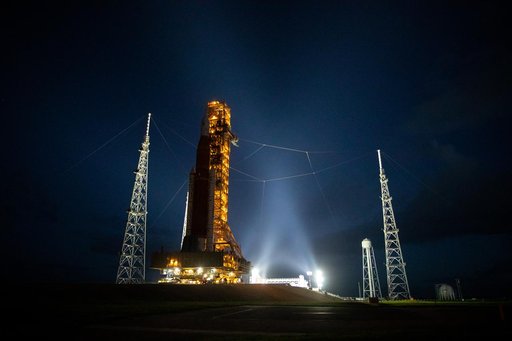 Artemis I Rollout for Launch