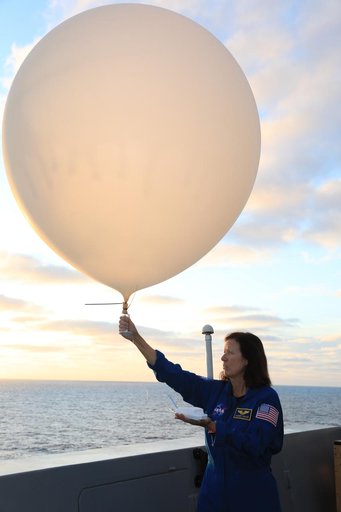 Artemis I Orion Recovery Weather Ballon Release
