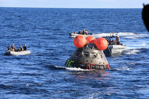 Artemis I Orion Recovery Operations