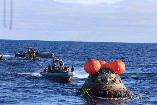 Artemis I Orion Recovery Operations