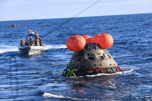 Artemis I Orion Recovery Operations