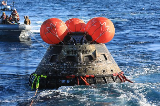 Artemis I Orion Recovery Operations