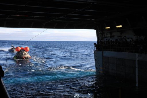 Artemis I Orion Recovery Operations
