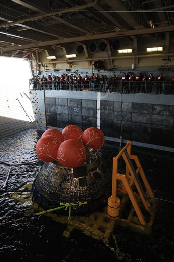 Artemis I Orion Recovery Operations