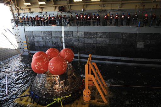 Artemis I Orion Recovery Operations