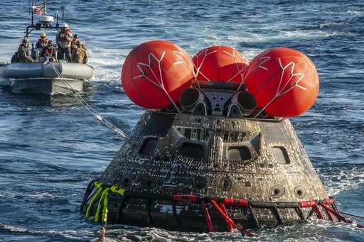 Artemis I Orion Recovery