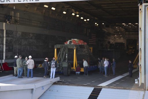 Orion Offload From USS Portland