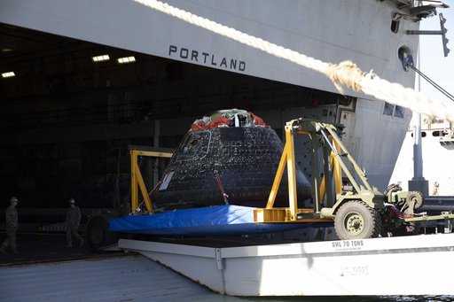Orion Offload From USS Portland