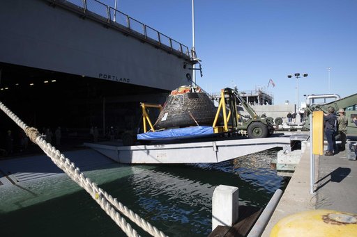 Orion Offload From USS Portland