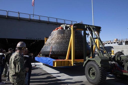 Orion Offload From USS Portland