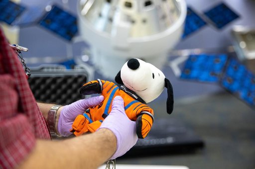 Artemis I Orion Post-Flight Payload Processing - Snoopy
