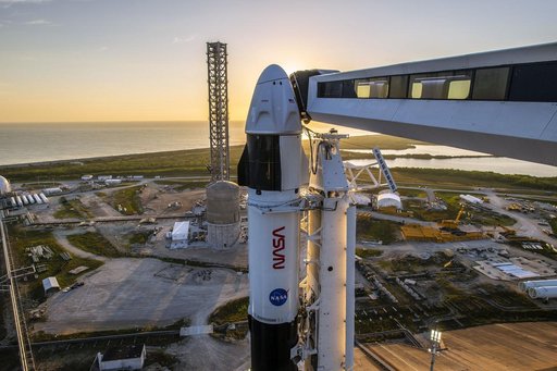 NASA/SpaceX Crew-6 Rollout for Launch