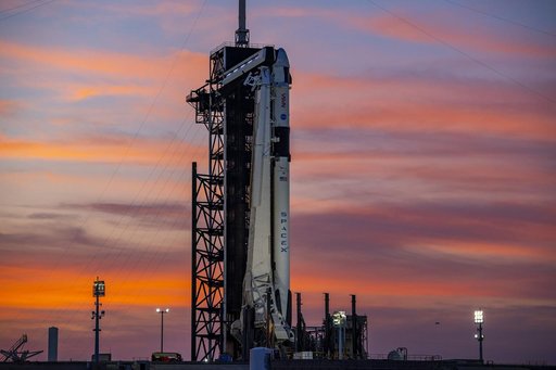 SpaceX Crew-6 Sunset at LC-39A