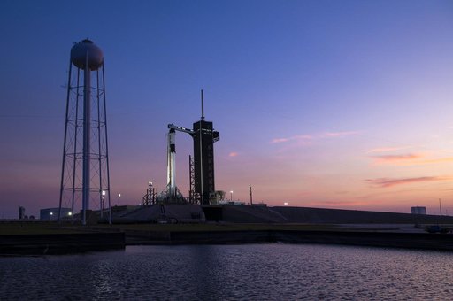SpaceX Crew-6 Sunset at LC-39A