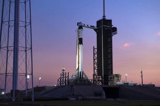 SpaceX Crew-6 Sunset at LC-39A