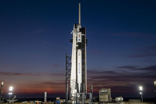 SpaceX Crew-6 Sunset at LC-39A