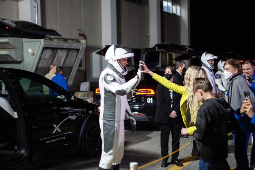 NASA’s SpaceX Crew-6 Launch - Astronauts walkout at O&C
