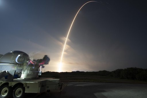 SpaceX Crew-6 streak shot from UCS-23
