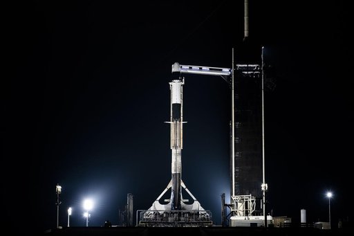 NASA/SpaceX CRS-27 Vertical at LC-39A
