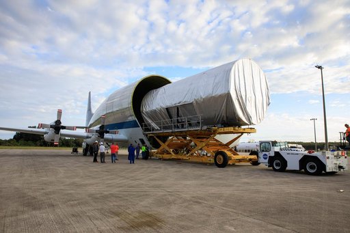 MPLM Transfer to Super Guppy