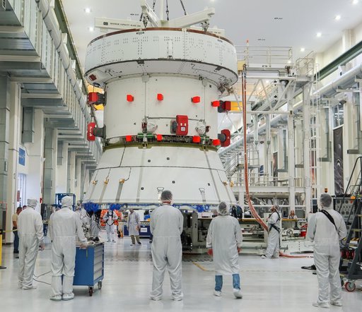 Artemis II SM Move to Fast Cell