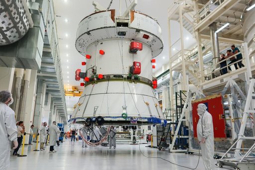 Artemis II SM Move to Fast Cell