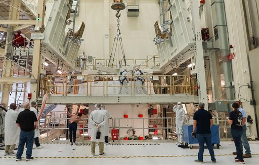 Artemis II SM Move to Fast Cell