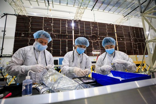NASA's Psyche Solar Array Integration and Walkout
