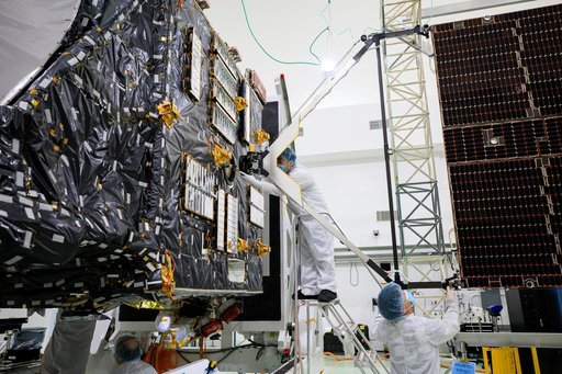 NASA's Psyche Solar Array Integration and Walkout