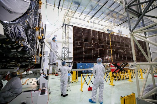 NASA's Psyche Solar Array Integration and Walkout