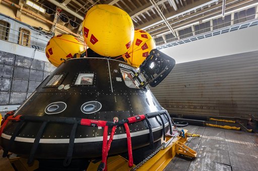 Artemis II Orion Underway Recovery Test 10 (URT-10) - Day 1