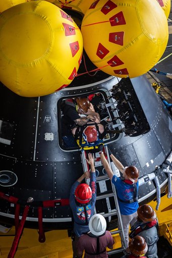 Artemis II Orion Underway Recovery Test 10 (URT-10) - Day 2