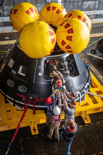 Artemis II Orion Underway Recovery Test 10 (URT-10) - Day 2