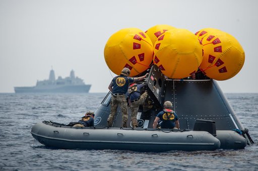 Artemis II Orion Underway Recovery Test 10 (URT-10) - Day 4