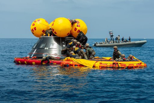 Artemis II Orion Underway Recovery Test 10 (URT-10) - Day 5