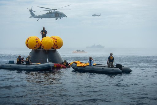 Artemis II Orion Underway Recovery Test 10 (URT-10) - Day 5