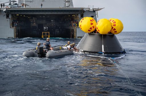 Artemis II Orion Underway Recovery Test 10 (URT-10) - Day 5