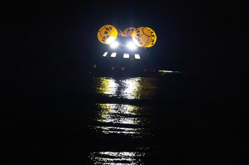 Artemis II Orion Underway Recovery Test 10 (URT-10) - Day 8 - Ni