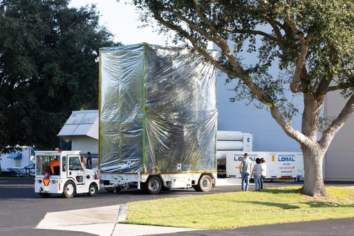NASA's Psyche Spacecraft Move at Astrotech