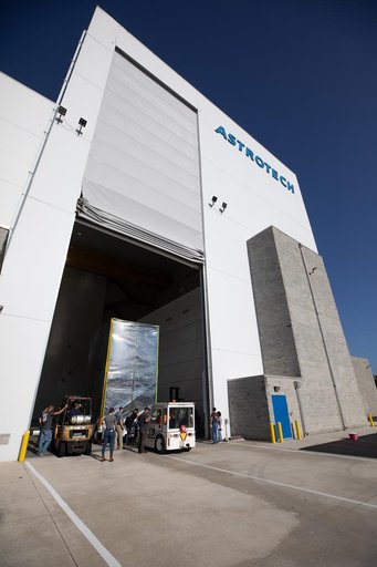 NASA's Psyche Spacecraft Move at Astrotech