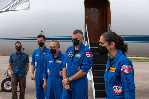 NASA’s SpaceX Crew-7 Crew Arrival at Kennedy Space Center