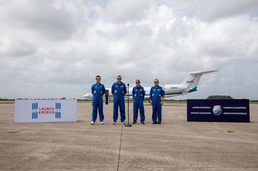 NASA’s SpaceX Crew-7 Crew Arrival at Kennedy Space Center