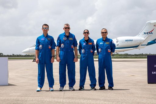 NASA’s SpaceX Crew-7 Crew Arrival at Kennedy Space Center